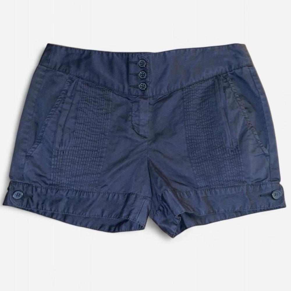 BCBGMaxAzria Black Pleated Shorts